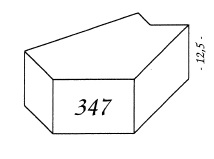 Anker Steinsortiment Nr. 345-349 in historisch Gelb (Sandstein)