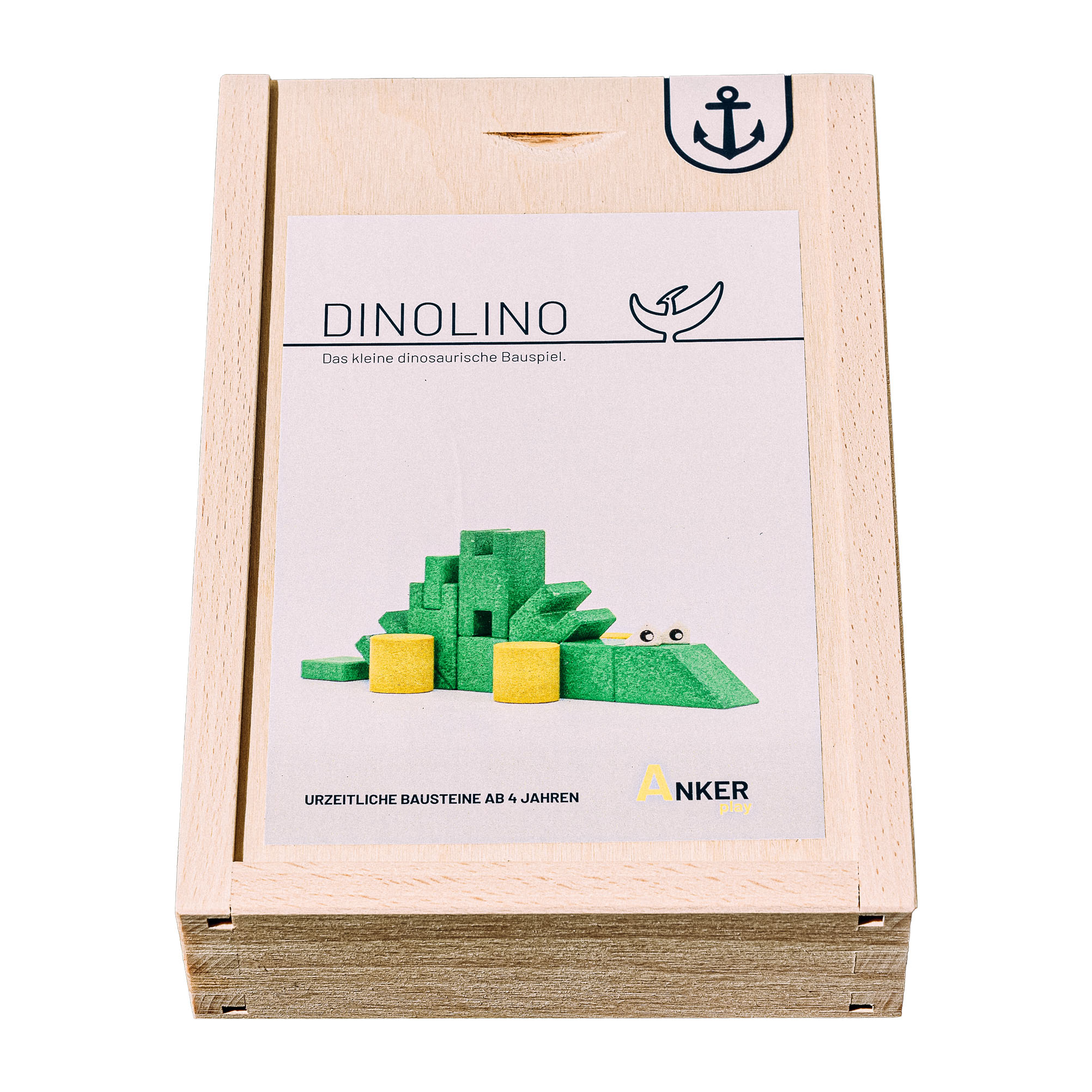 Dinolino - Der kleine Anker-DINO im Holzkasten