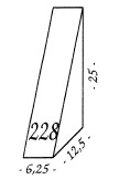 Anker Steinsortiment Nr. 225, 227, 228 & 230 in historisch Blau (Schiefer)
