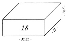 Anker Steinsortiment Nr. 18 in historisch Rot (Ziegel)