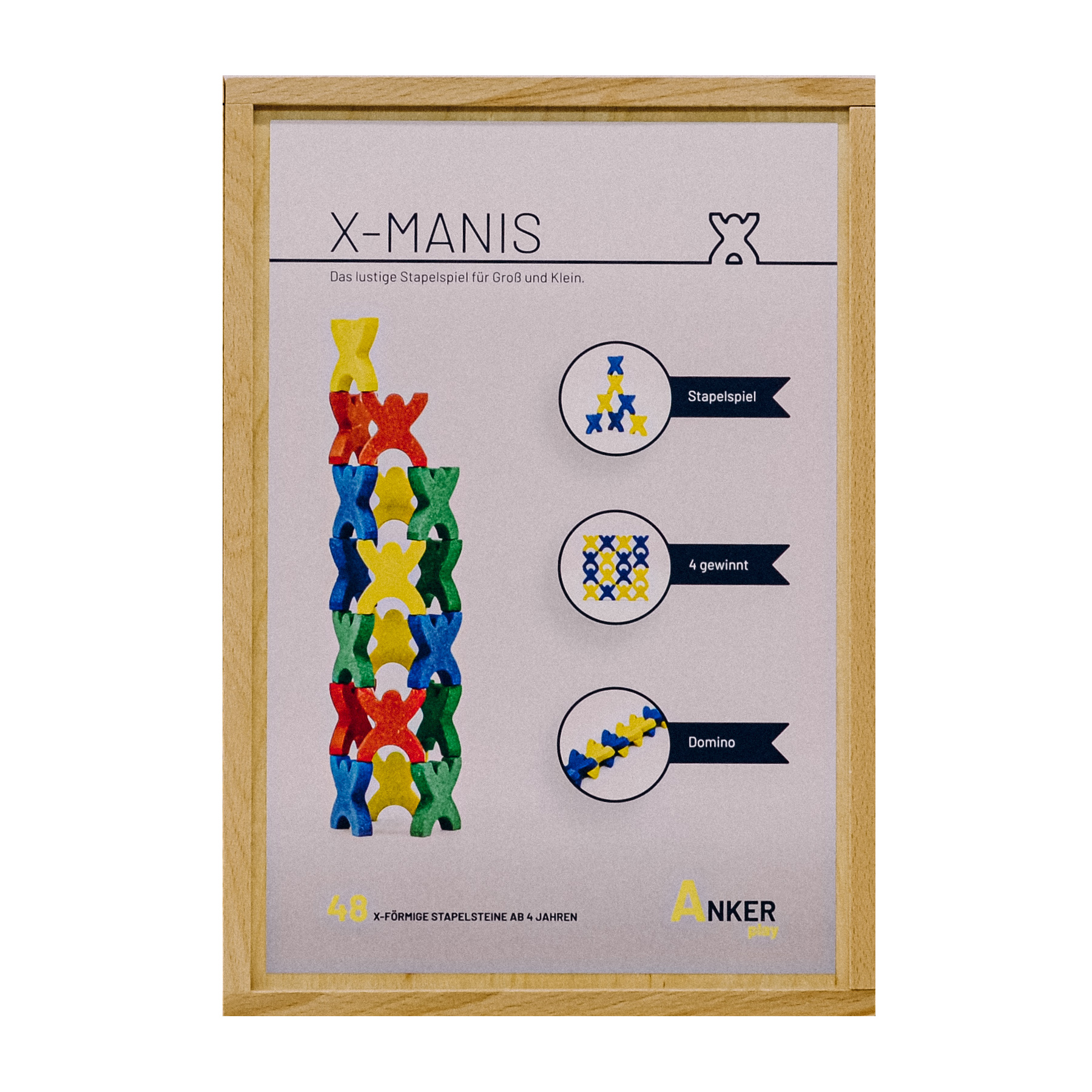 X-Manis: Stapeln, Spiel und Spaß mit Ankerstein